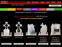 Tablet Screenshot of monumentemarmuragranit.ro